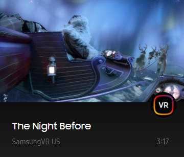 The Night Before VR Video