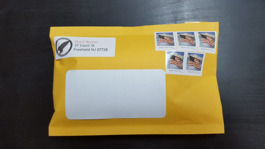 Tech Drive Mailer Black Rocket