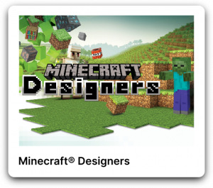 Minecraft designers poster